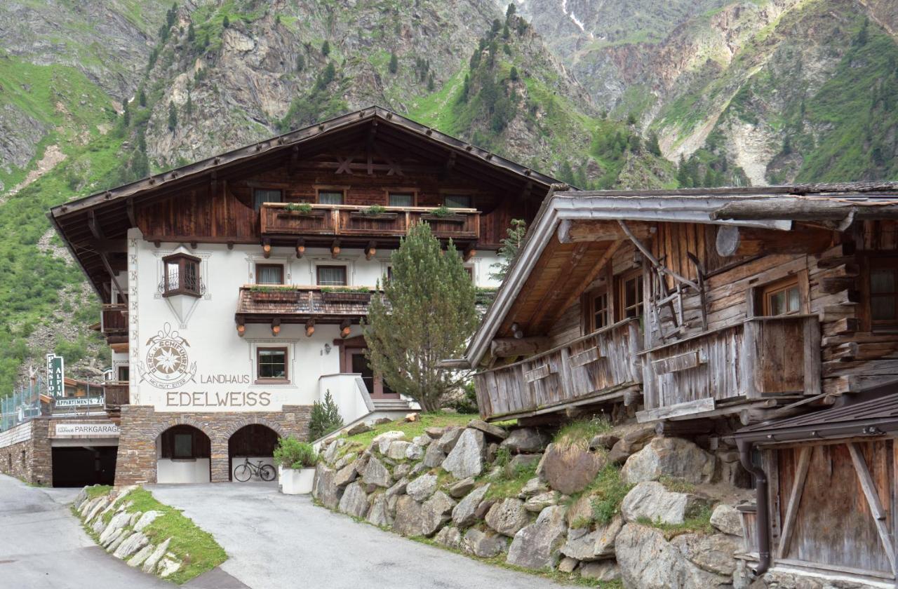 Landhaus Edelweiss Sankt Leonhard im Pitztal Eksteriør bilde